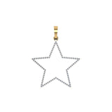 ICY VVS 3.18 CT. STAR DIAMOND PENDANT