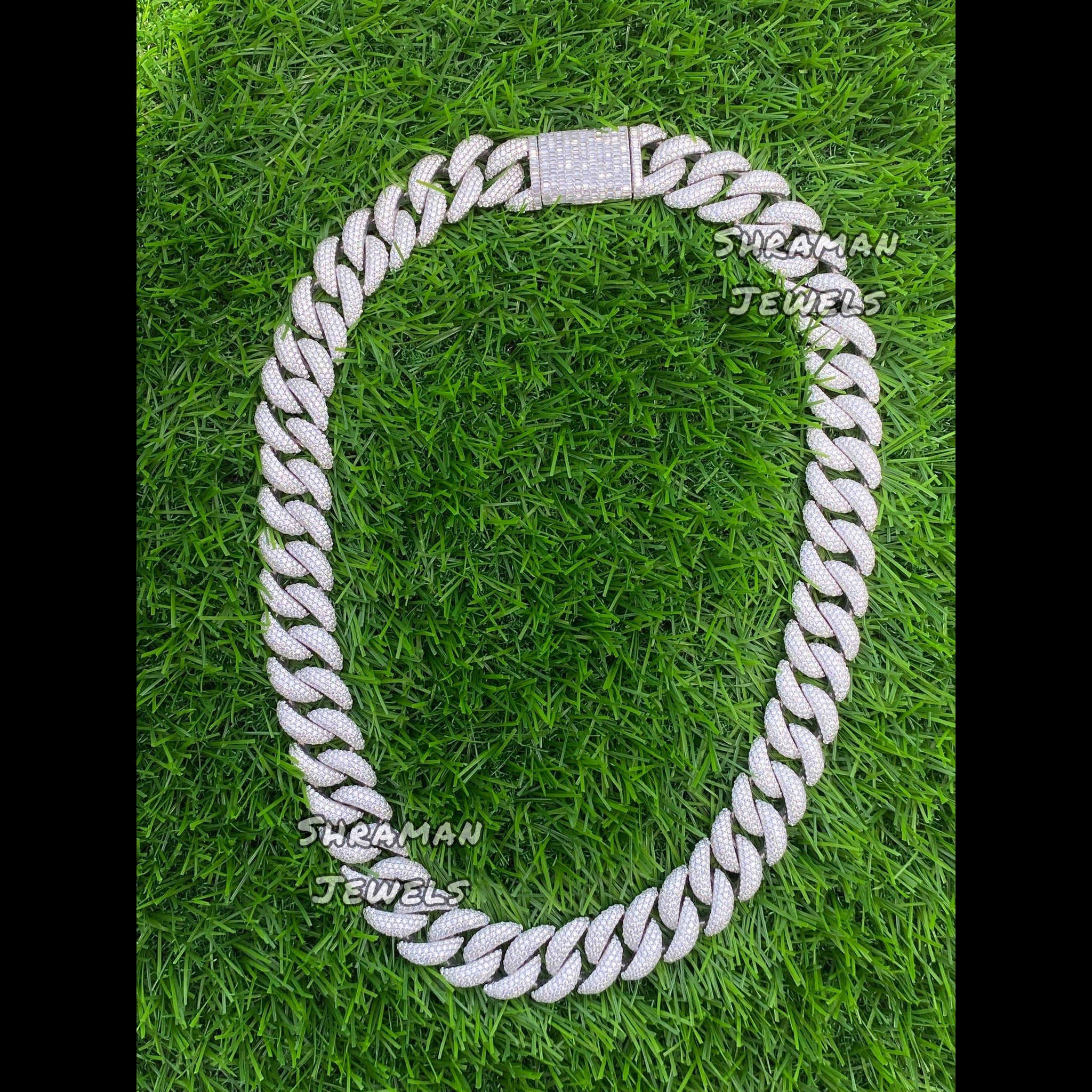 20MM Iced Out VVS Cuban Chain – Ultimate Diamond Drip for men