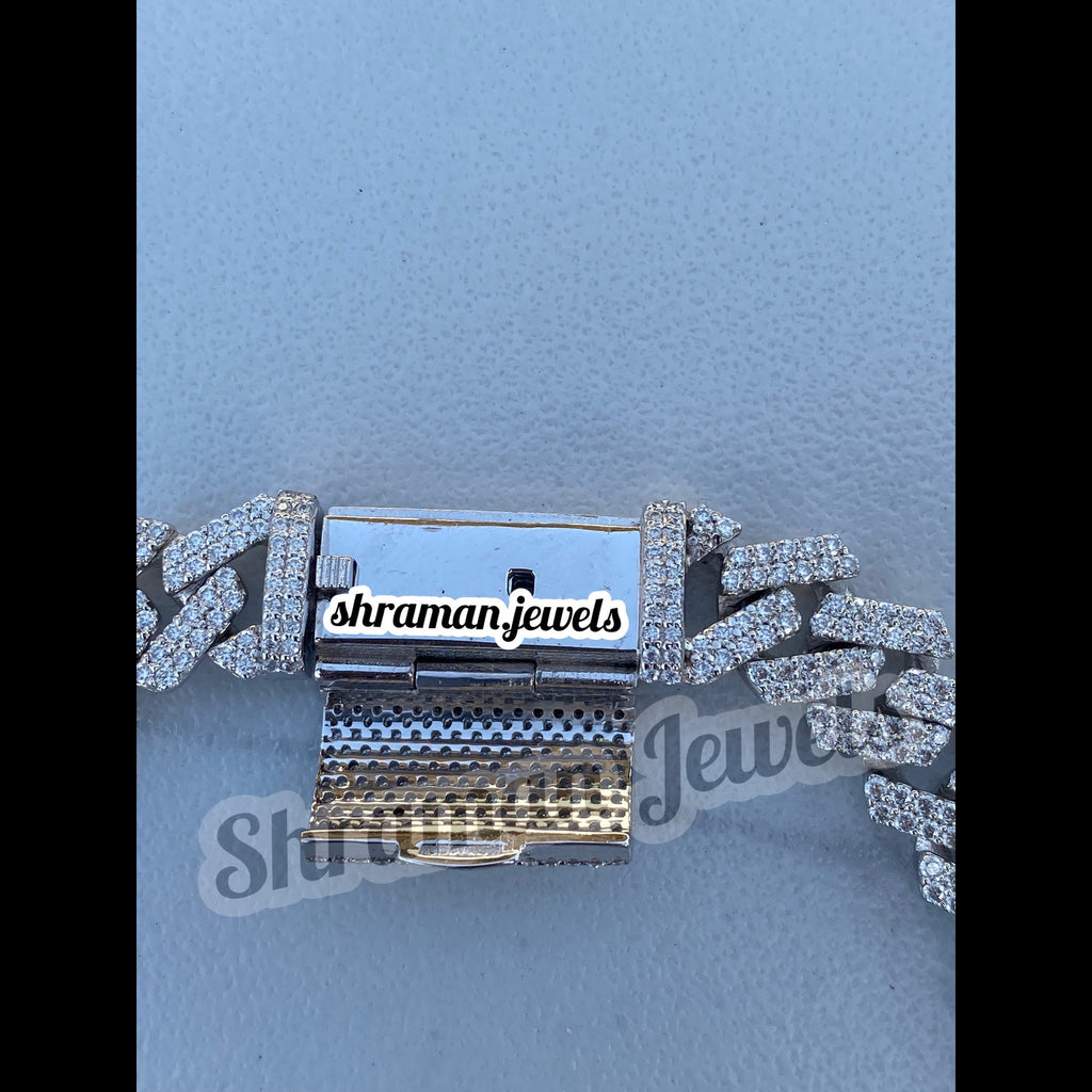 10MM Iced Out Diamond Cuban Chain for Men
