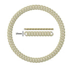 15MM Iced Out Cuban Link Chain for Men