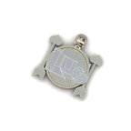 Diamond Round Heart Pendant Unique Arrow Charm - 39.51 CTW
