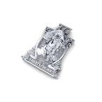 Men's Diamond Skull Pendant Liberty Skull Hip Hop Charm - 5.29 CTW
