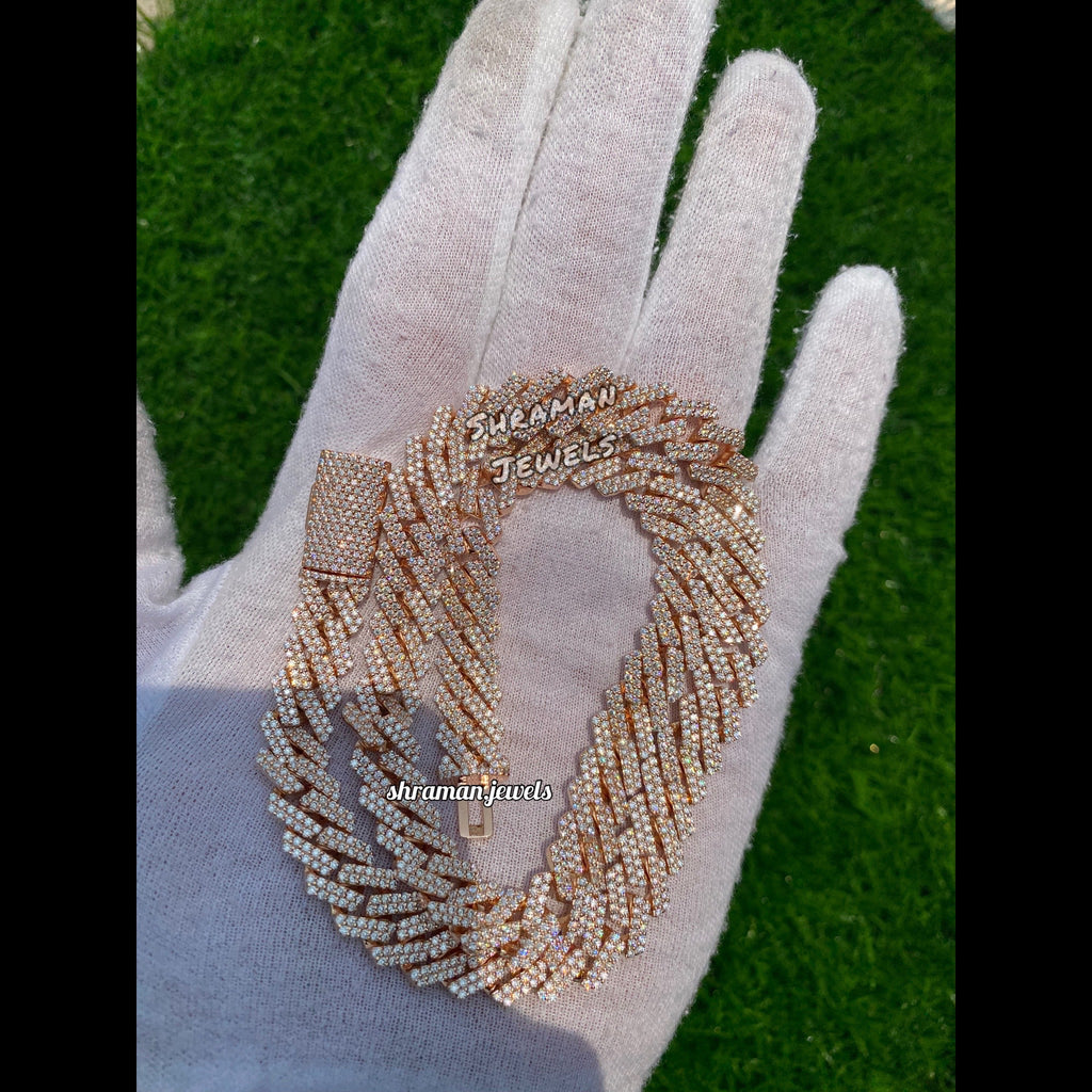 8MM Iced Out VVS Cuban Link Chain for Men