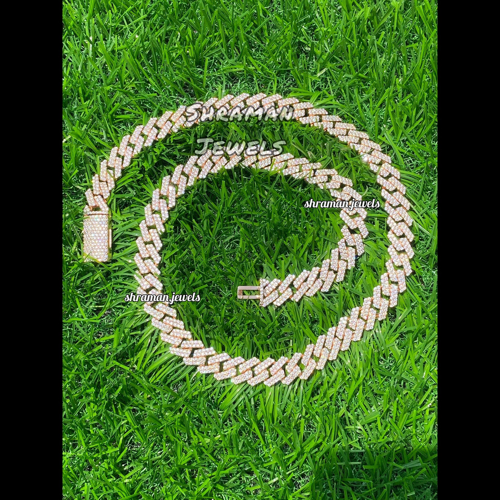 8MM Iced Out VVS Cuban Link Chain for Men